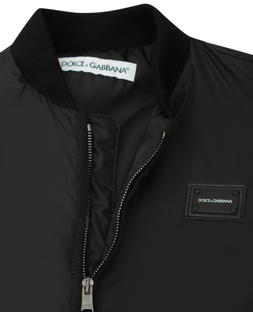 Бомбер Dolce&Gabbana Kids L4JB2Y-G7A5W-S, черный цвет • Купить в интернет-магазине Kameron