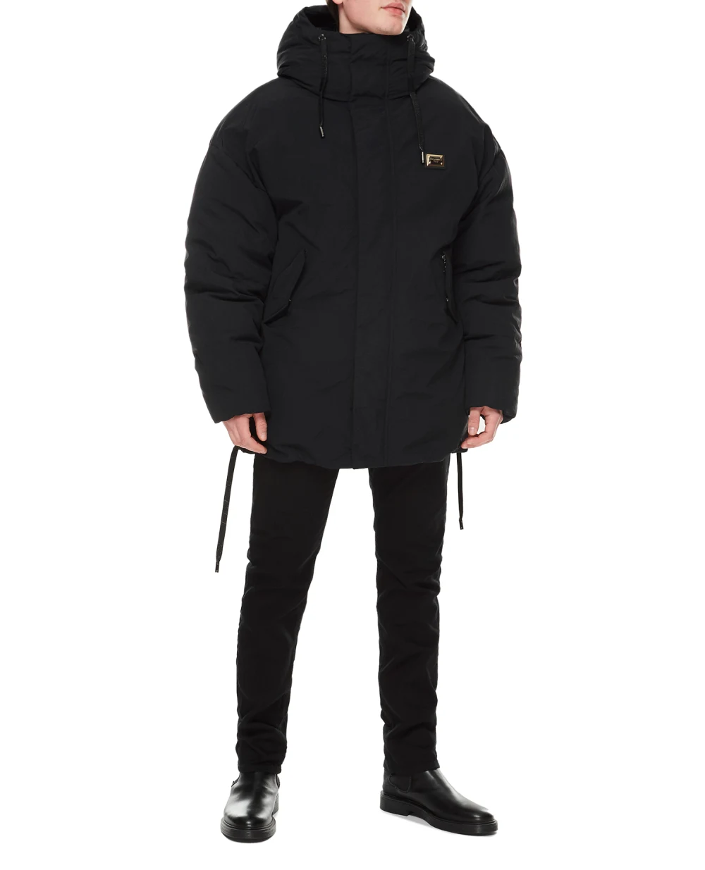 Пуховик Dolce&Gabbana G9XO9T-GF010, черный цвет • Купить в интернет-магазине Kameron