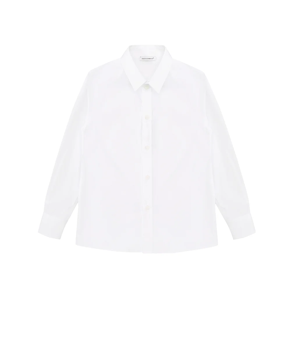 Рубашка Dolce&Gabbana Kids L42S55-FUEAJ-B, белый цвет • Купить в интернет-магазине Kameron