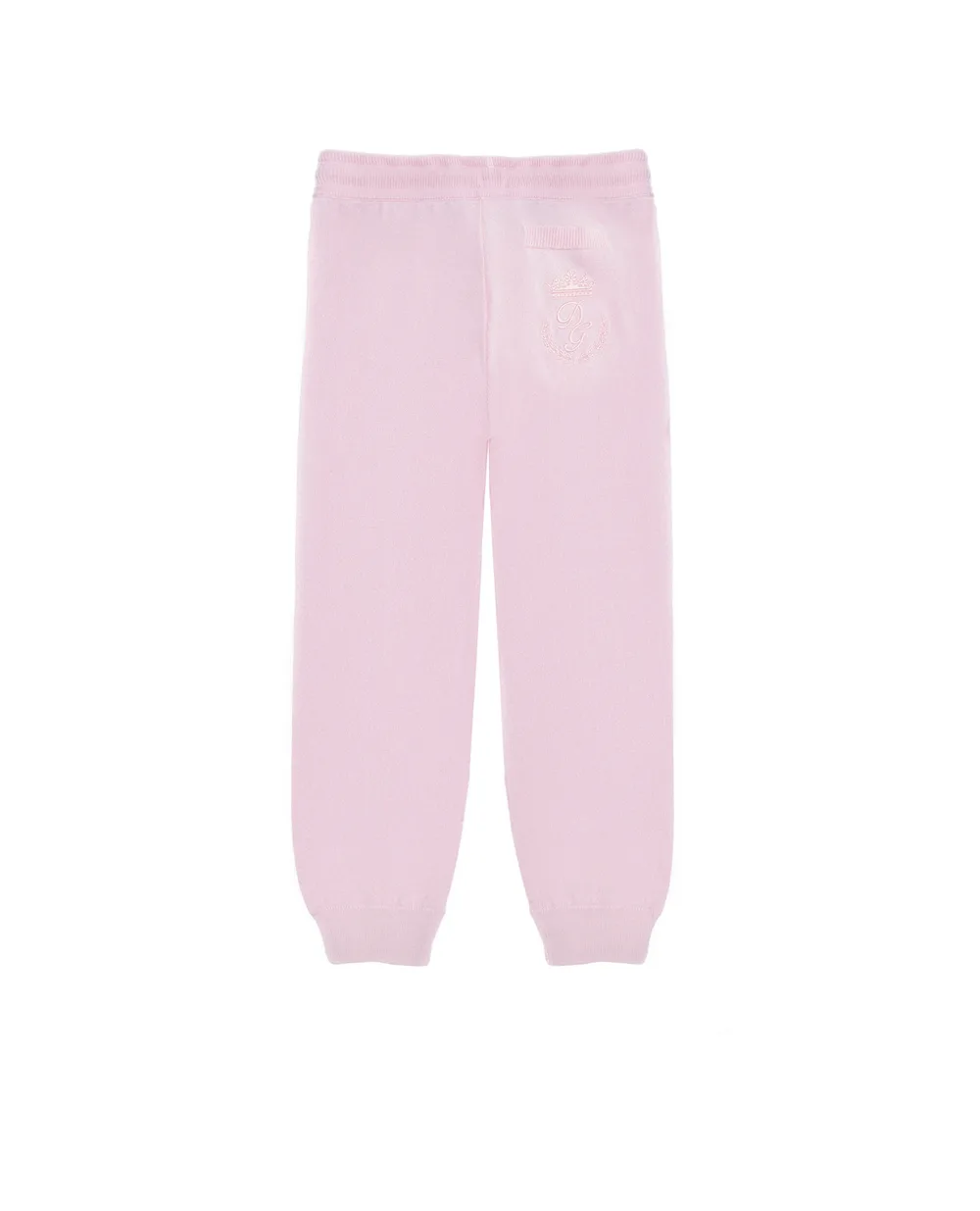 Кашемировые брюки Dolce&Gabbana Kids L4KP00-JAW00-B, розовый цвет • Купить в интернет-магазине Kameron