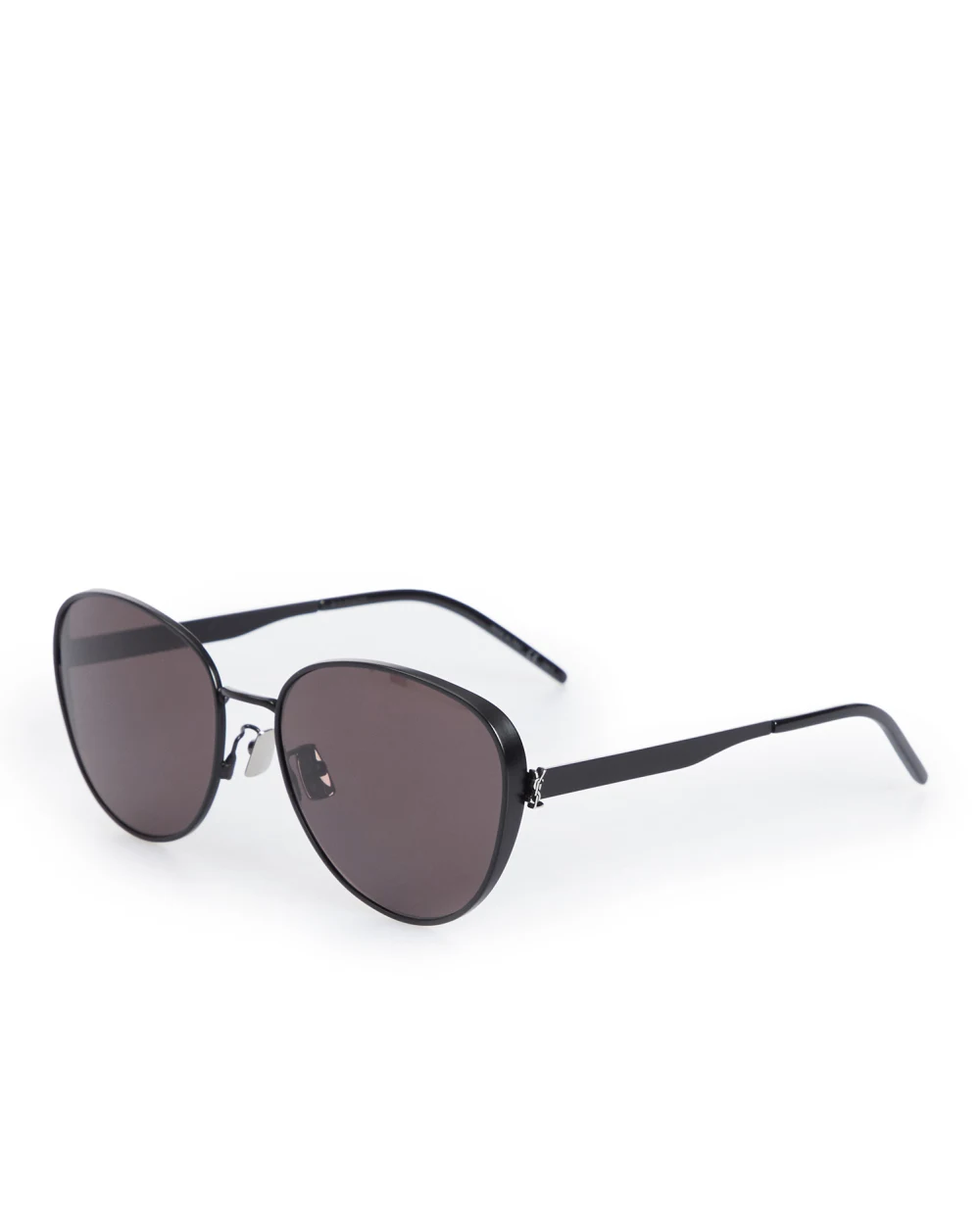 Солнцезащитные очки Saint Laurent SL M91-001, черный цвет • Купить в интернет-магазине Kameron