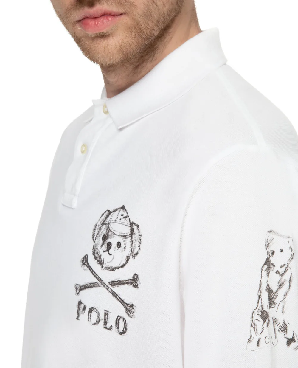 Поло Polo Ralph Lauren 731714001, белый цвет • Купить в интернет-магазине Kameron