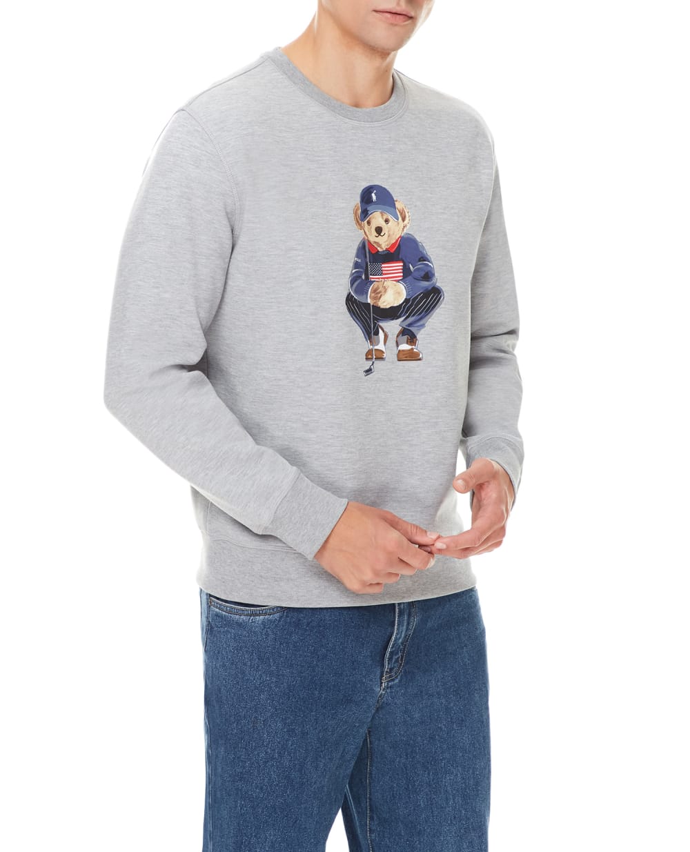 Свитшот Polo Ralph Lauren 781795244001, серый цвет • Купить в интернет-магазине Kameron