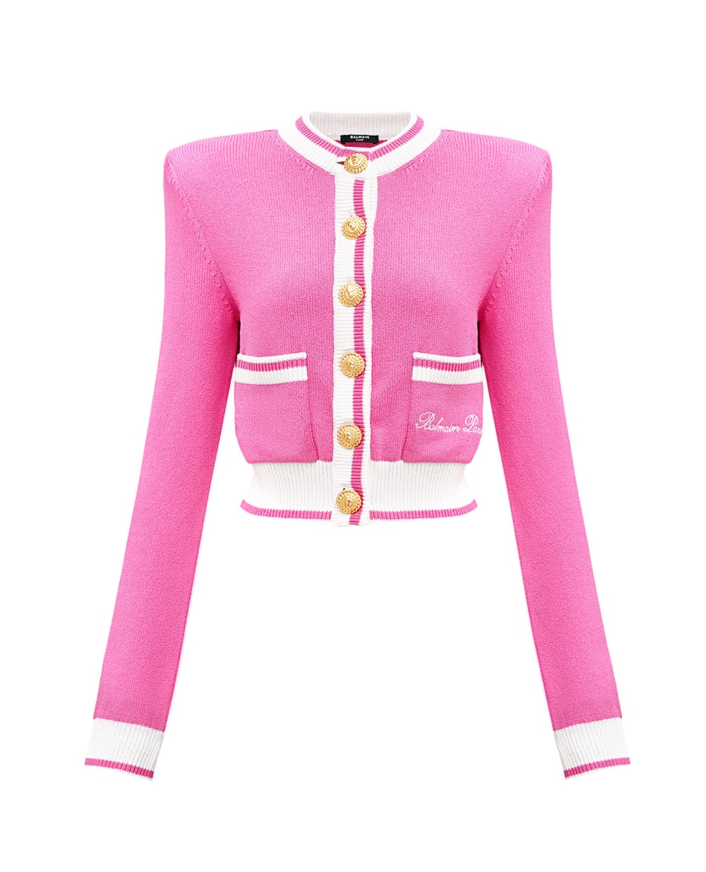 Кардиган Balmain DF1KL133KG48, розовый цвет • Купить в интернет-магазине Kameron