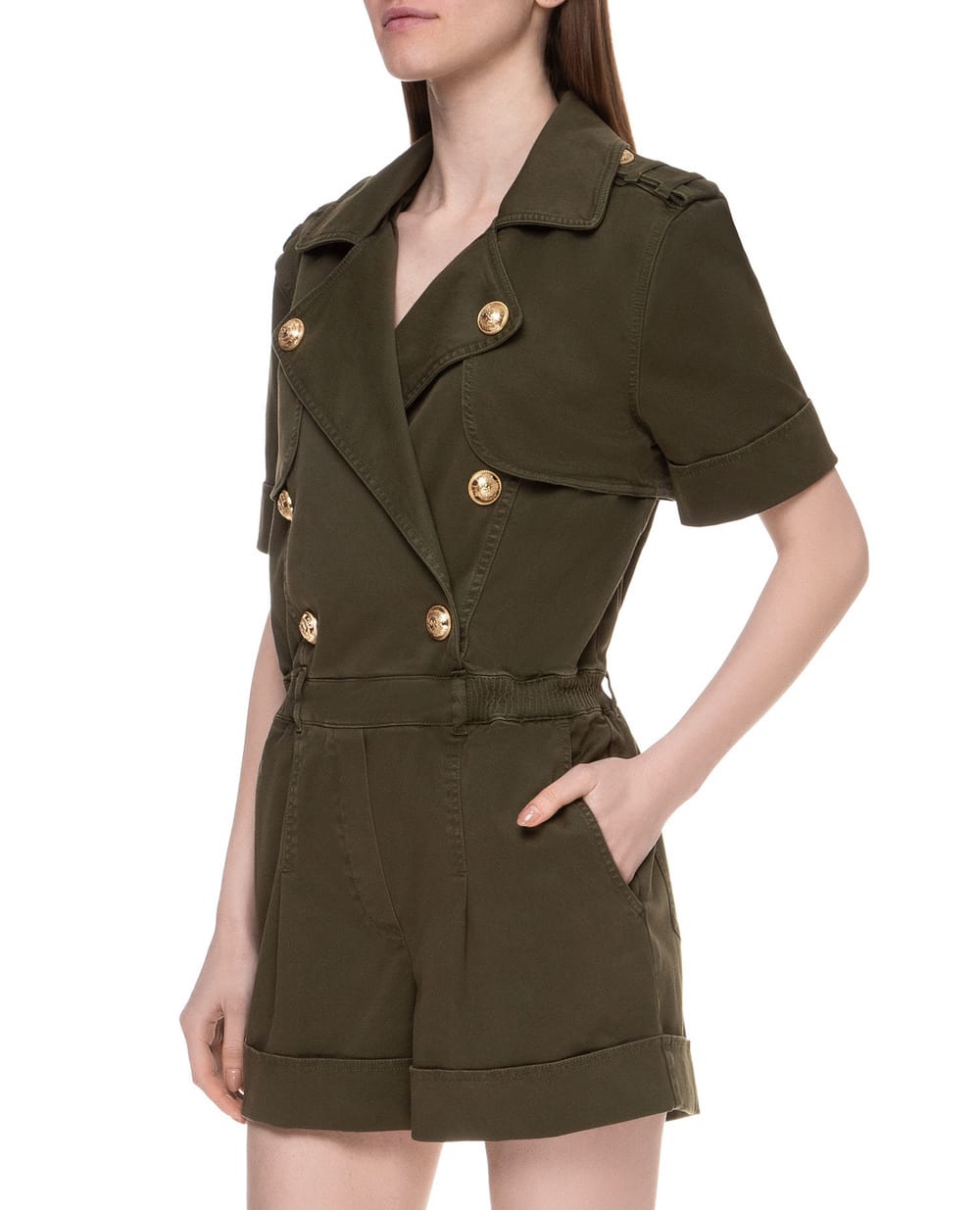 Комбинезон Balmain TF15765C195, хаки цвет • Купить в интернет-магазине Kameron