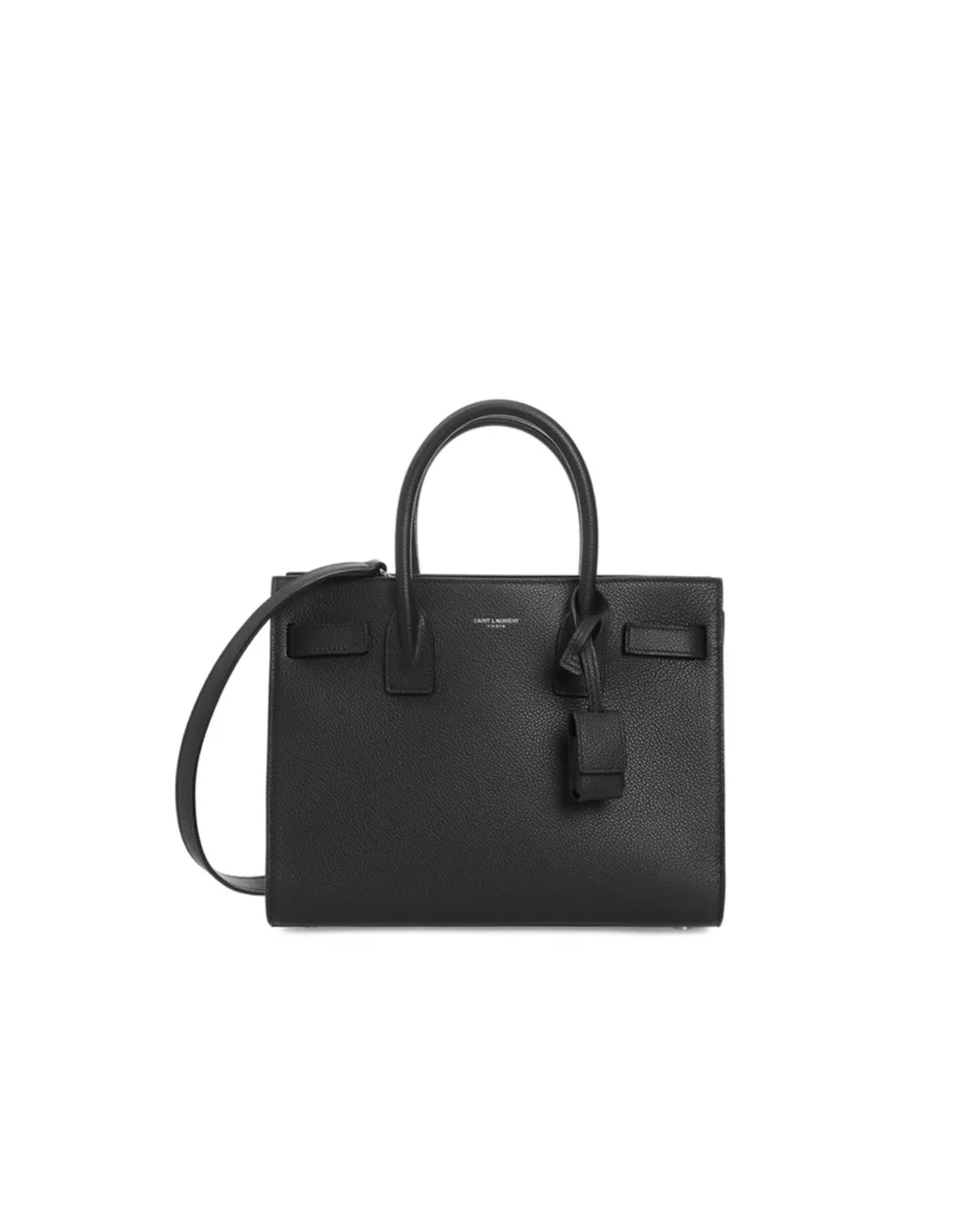 Кожаная сумка Sac De Jour Baby Saint Laurent 421863-B681N-, черный цвет • Купить в интернет-магазине Kameron