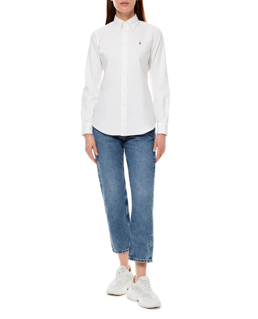 Рубашка Polo Ralph Lauren 211743355001, белый цвет • Купить в интернет-магазине Kameron