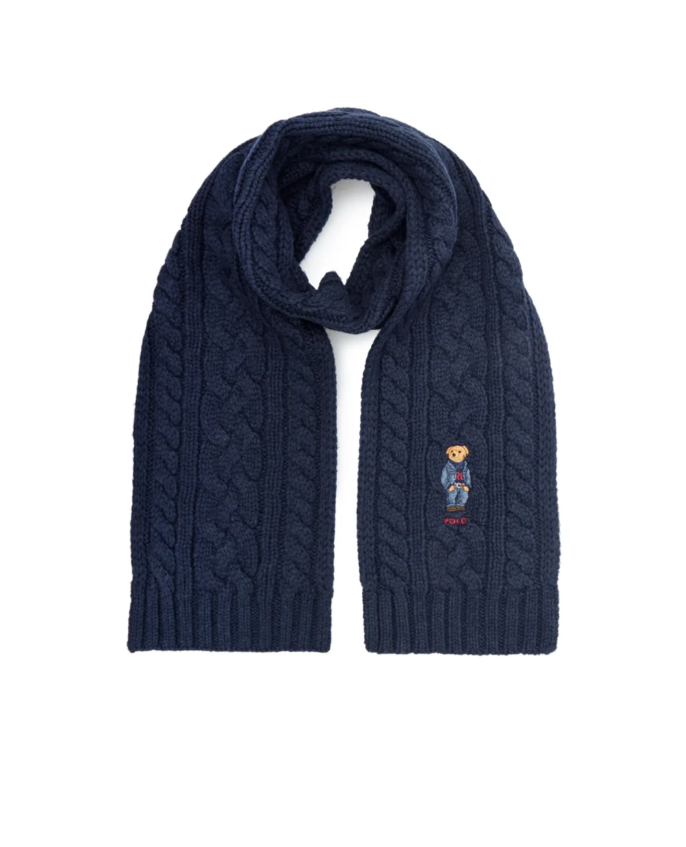 Шарф Polo Ralph Lauren 449853940004, синий цвет • Купить в интернет-магазине Kameron