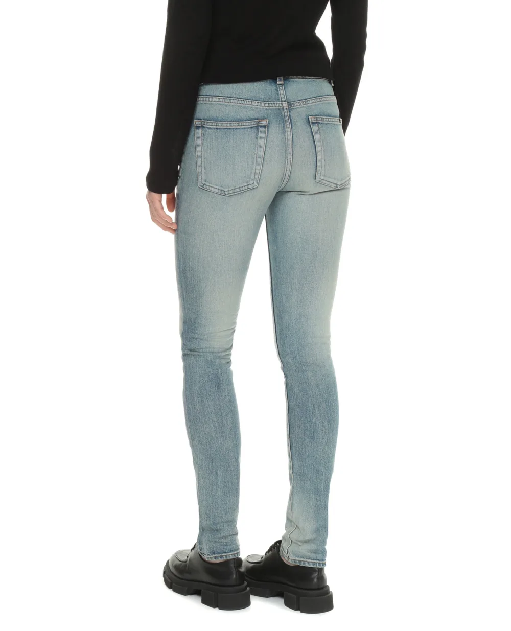 Джинсы Saint Laurent 527379-YO507, голубой цвет • Купить в интернет-магазине Kameron