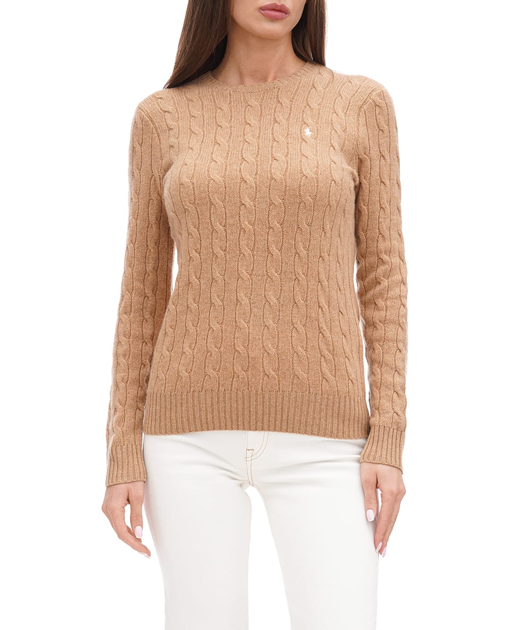 Джемпер Polo Ralph Lauren 211910421002, коричневый цвет • Купить в интернет-магазине Kameron