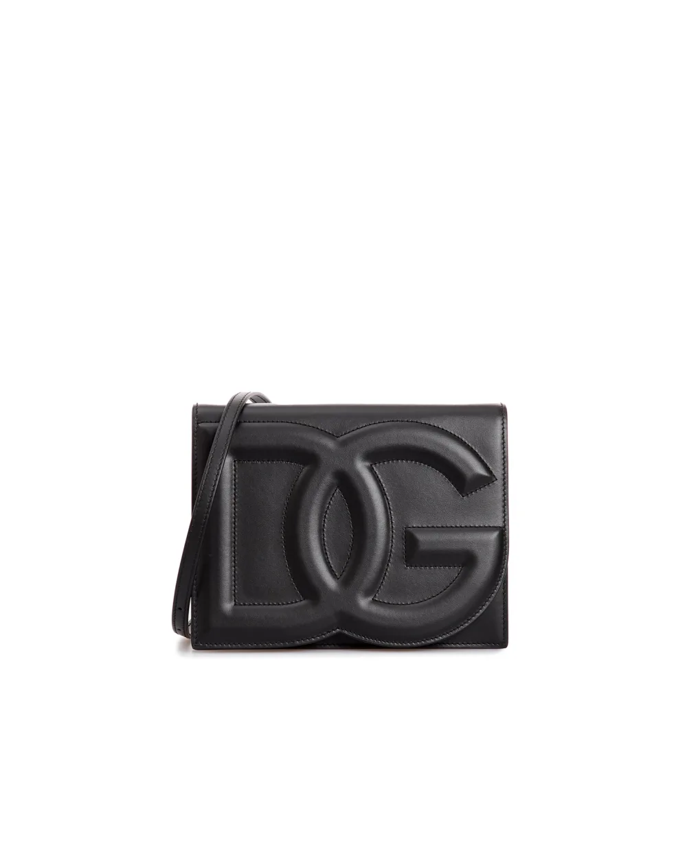 Кожаная сумка DG Logo Small Dolce&Gabbana BB7287-AW576, черный цвет • Купить в интернет-магазине Kameron