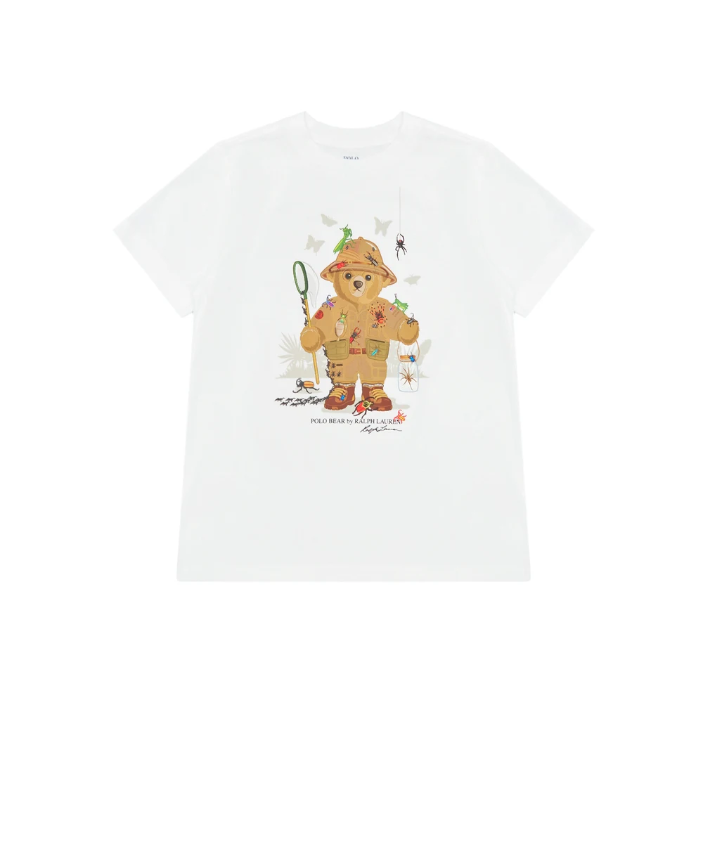 Футболка Polo Ralph Lauren Kids 323849724001, белый цвет • Купить в интернет-магазине Kameron