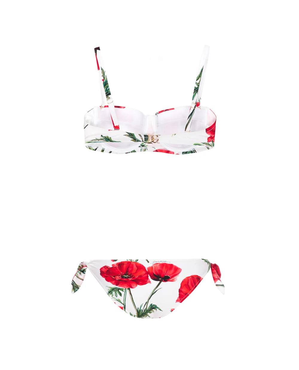 Купальник Dolce&Gabbana O8B40J-FSG1T, белый цвет • Купить в интернет-магазине Kameron