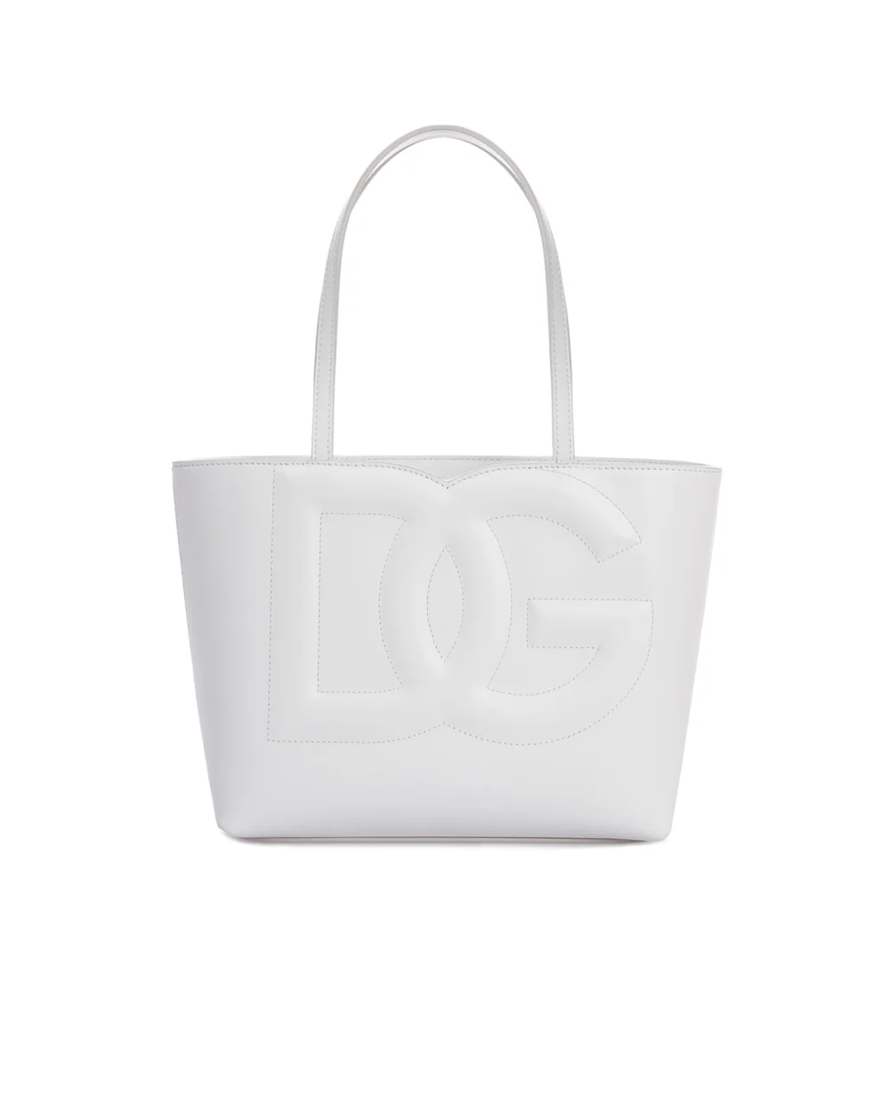 Сумка шоппер DG Logo Small Dolce&Gabbana BB7337-AW576, белый цвет • Купить в интернет-магазине Kameron