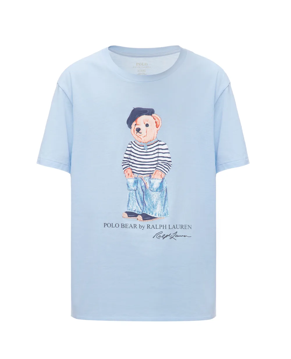 Футболка Polo Ralph Lauren 211792196002, голубой цвет • Купить в интернет-магазине Kameron