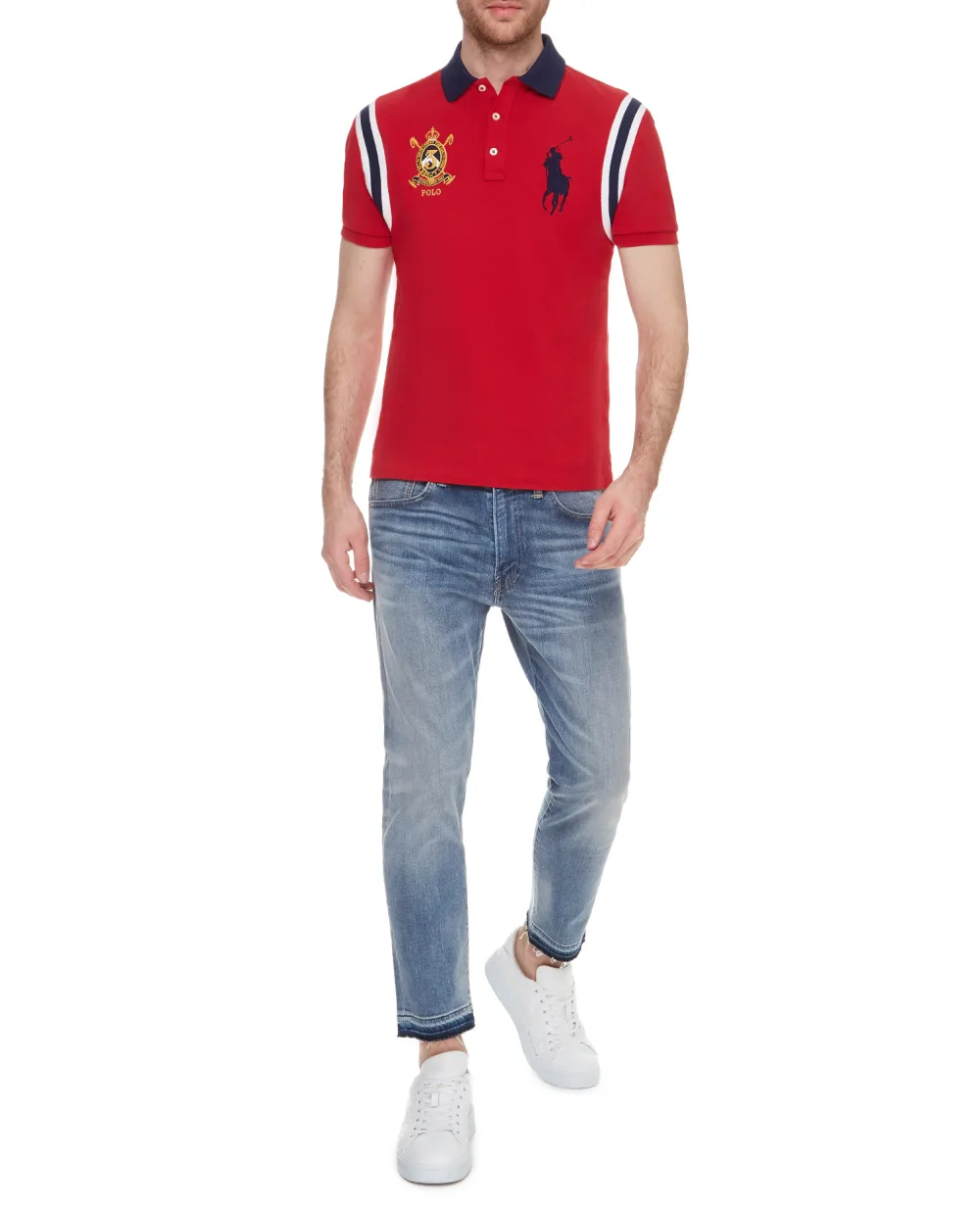 Поло Polo Ralph Lauren 710739763001, красный цвет • Купить в интернет-магазине Kameron