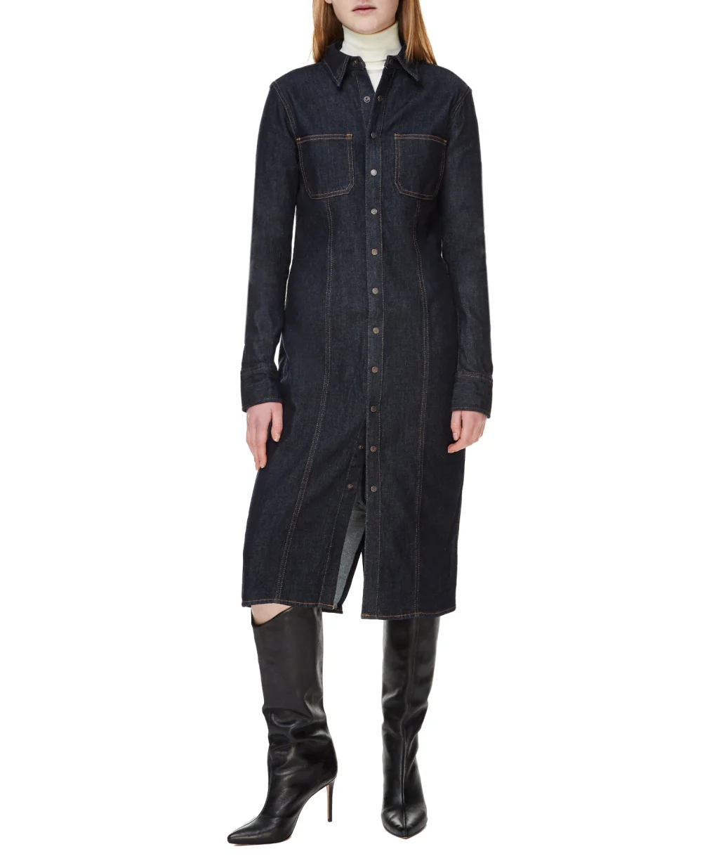 Джинсовое платье Polo Ralph Lauren 211813125001, синий цвет • Купить в интернет-магазине Kameron