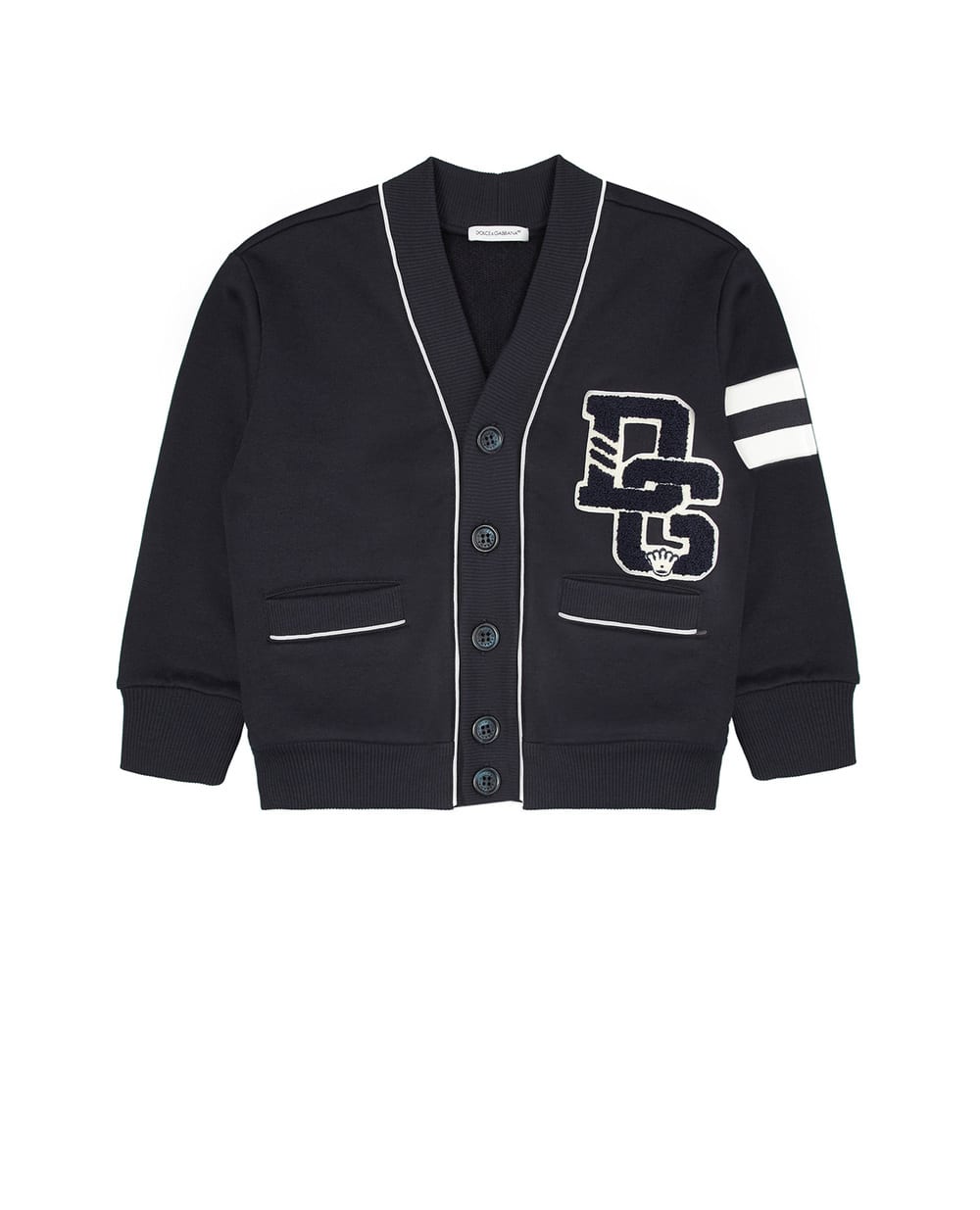 Кардиган Dolce&Gabbana Kids L4JWAQ-G7A3O-B, синий цвет • Купить в интернет-магазине Kameron