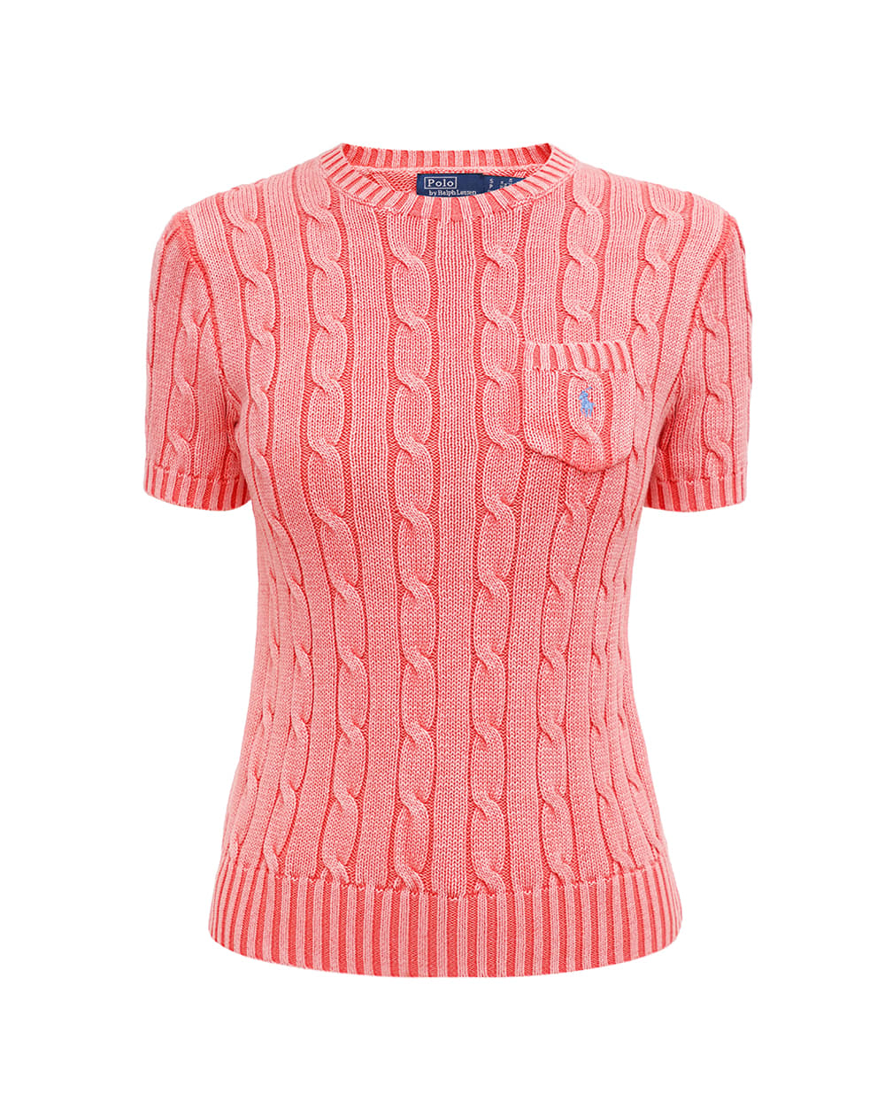 Джемпер с короткими рукавами Polo Ralph Lauren 211935306001, розовый цвет • Купить в интернет-магазине Kameron