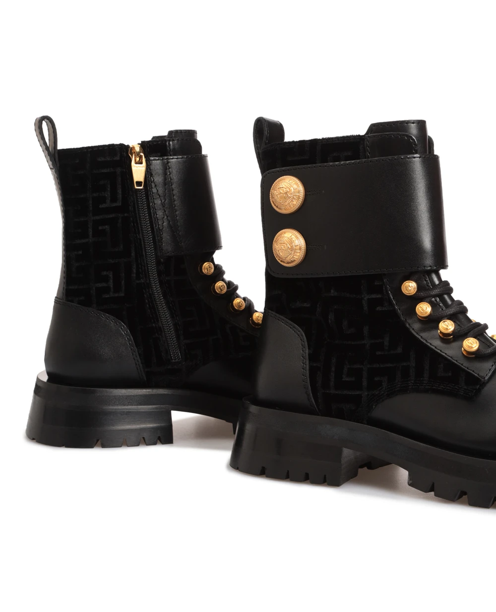 Кожаные ботинки Ranger Balmain YN1TC785TEVC, черный цвет • Купить в интернет-магазине Kameron