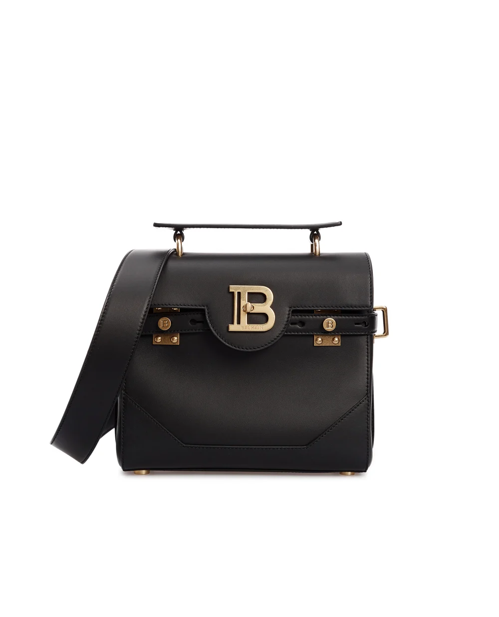 Кожаная сумка B-Buzz 23 Balmain VN0DB526LVPT, черный цвет • Купить в интернет-магазине Kameron