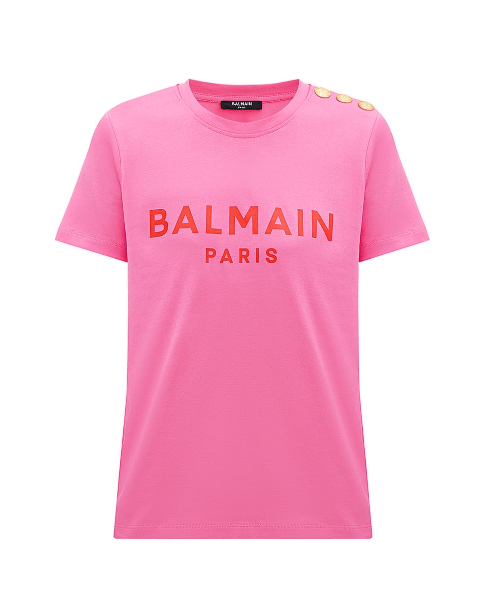Футболка Balmain BF1EF005BB02, розовый цвет • Купить в интернет-магазине Kameron