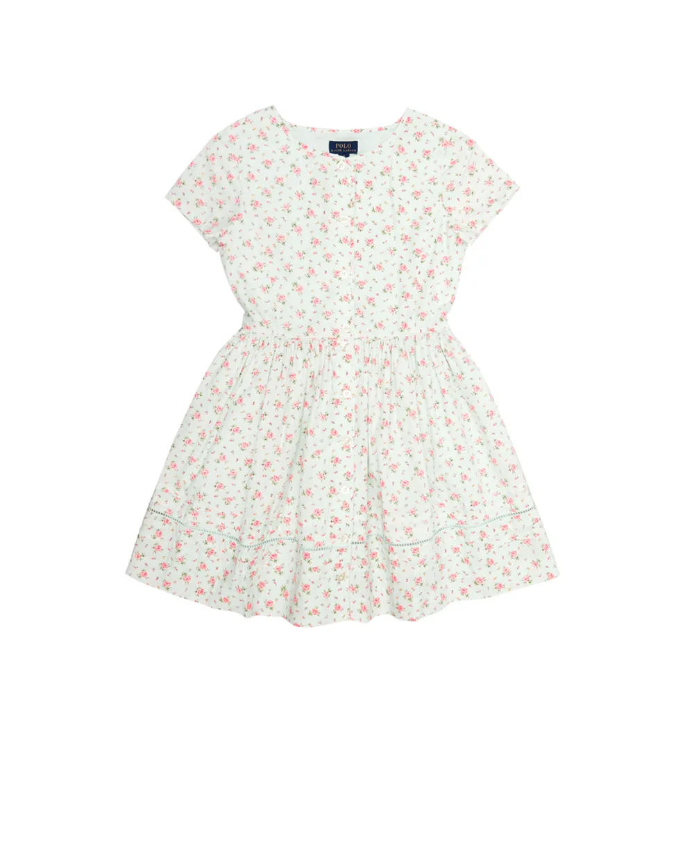 Детское платье Polo Ralph Lauren Kids 313835353001, мятный цвет • Купить в интернет-магазине Kameron