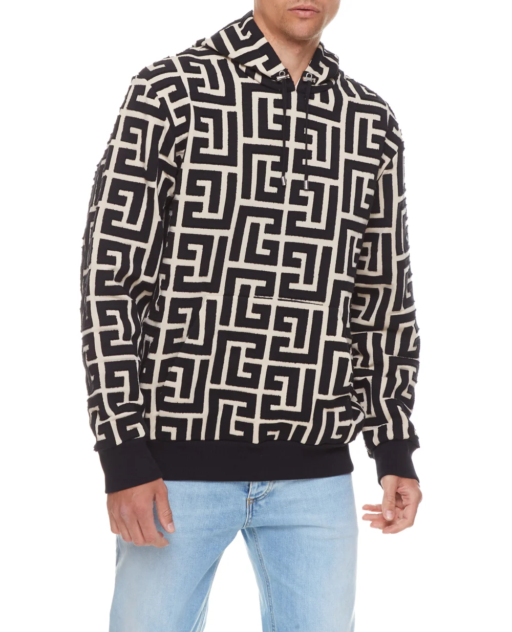 Худи Balmain XH1JR002BB08, разноцветный цвет • Купить в интернет-магазине Kameron