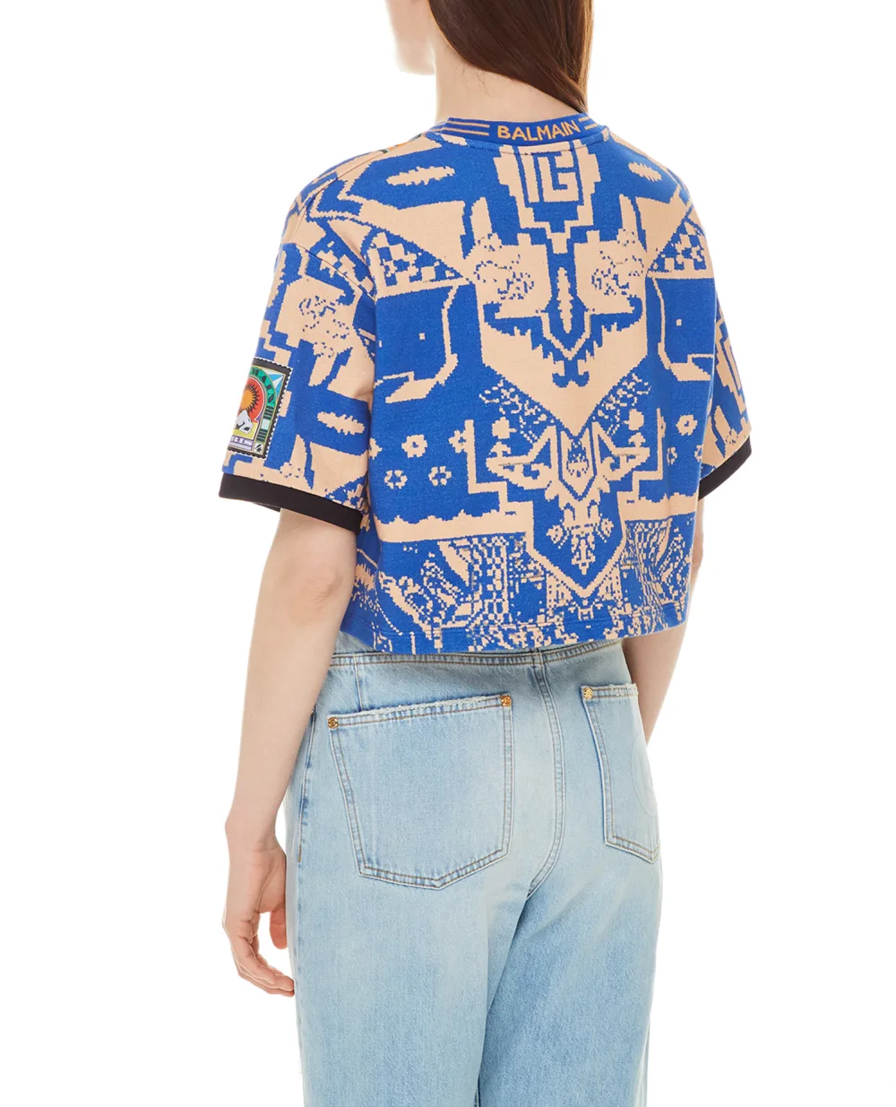 Футболка Balmain XF1EE020GB30, разноцветный цвет • Купить в интернет-магазине Kameron