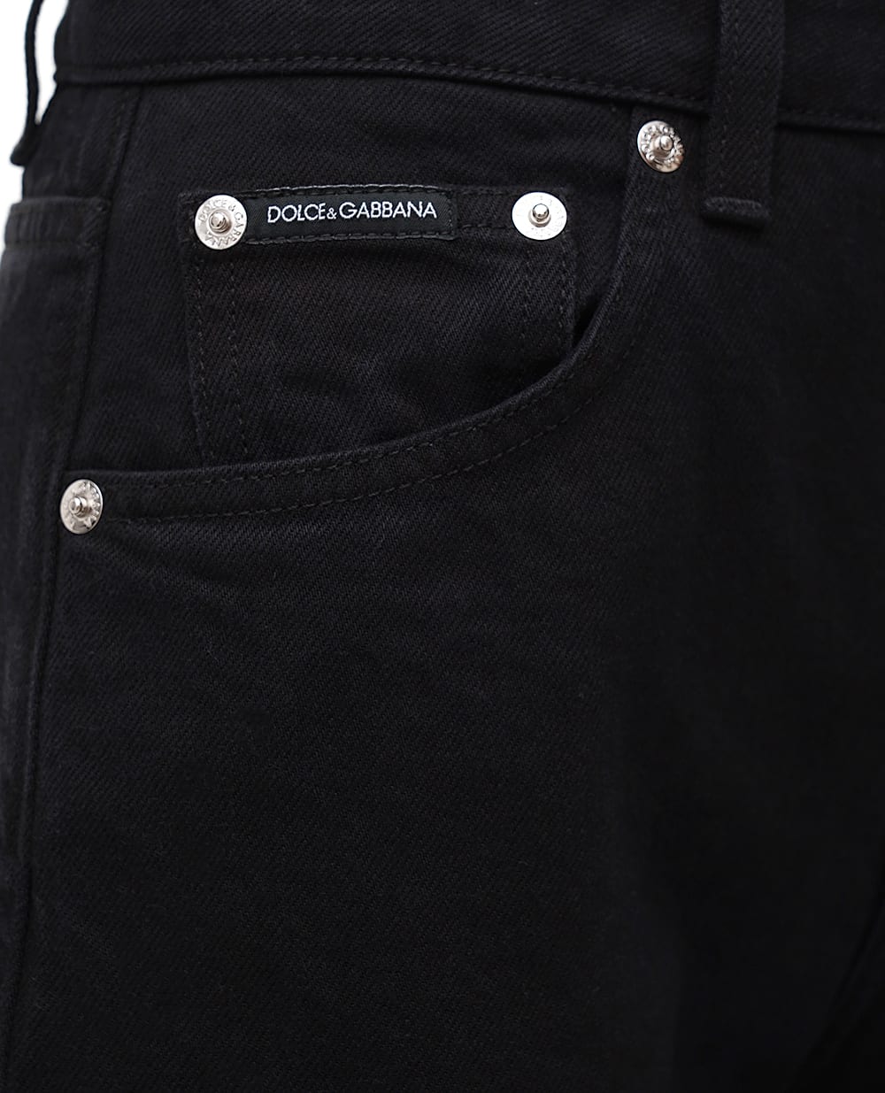 Джинси Dolce&Gabbana FTAIAD-G8KD1, чорний колір • Купити в інтернет-магазині Kameron