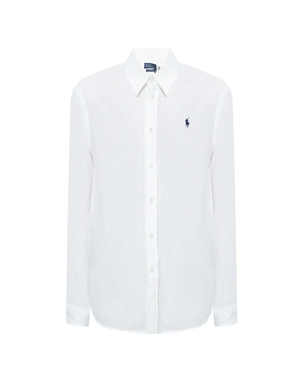 Льняная рубашка Polo Ralph Lauren 211920516006, белый цвет • Купить в интернет-магазине Kameron