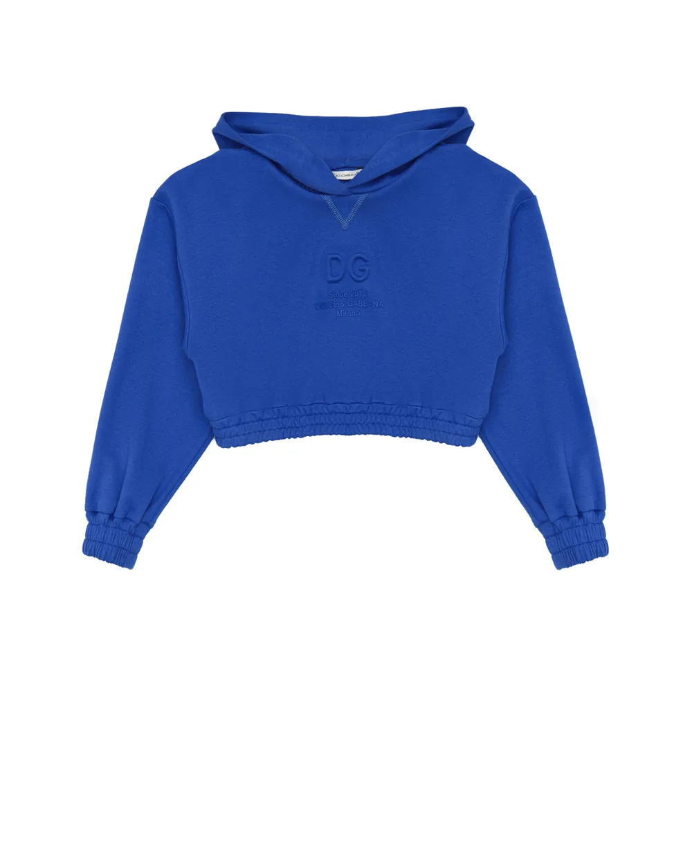 Худи Dolce&Gabbana Kids L5JW4G-G7AZW-B, синий цвет • Купить в интернет-магазине Kameron
