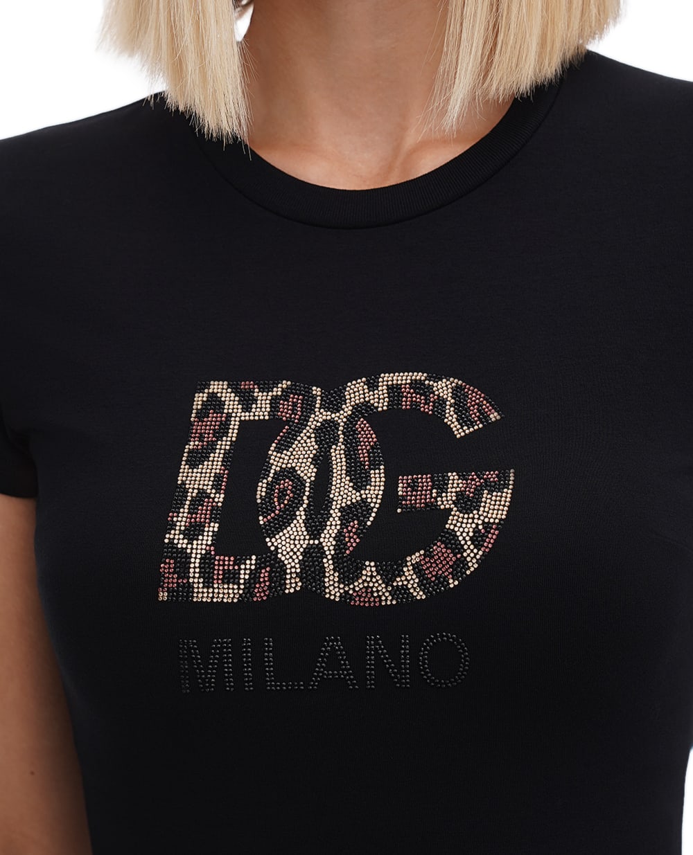 Футболка Dolce&Gabbana F8U48Z-GDBZW, черный цвет • Купить в интернет-магазине Kameron