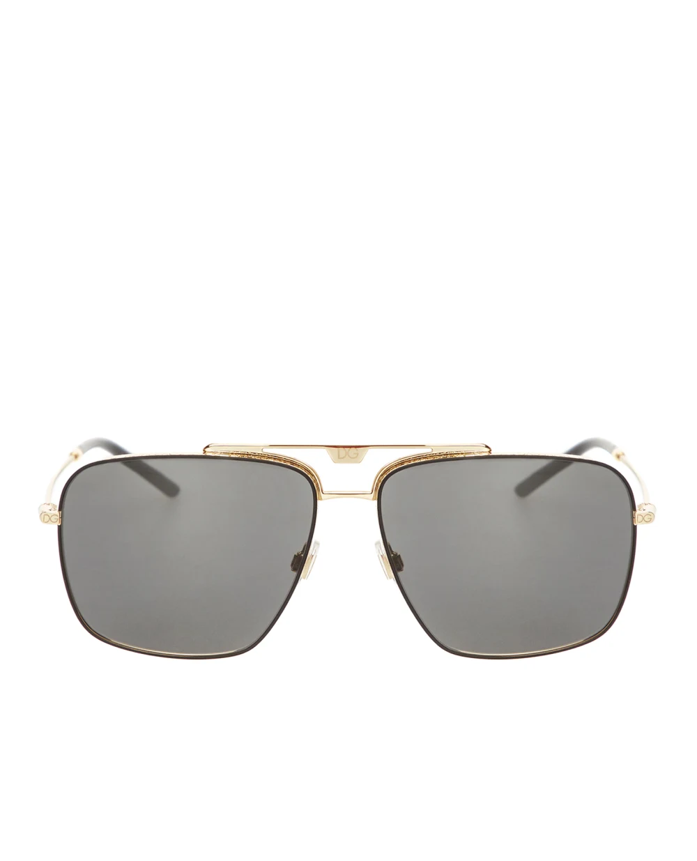 Солнцезащитные очки Dolce&Gabbana 226402/8761, золотой цвет • Купить в интернет-магазине Kameron