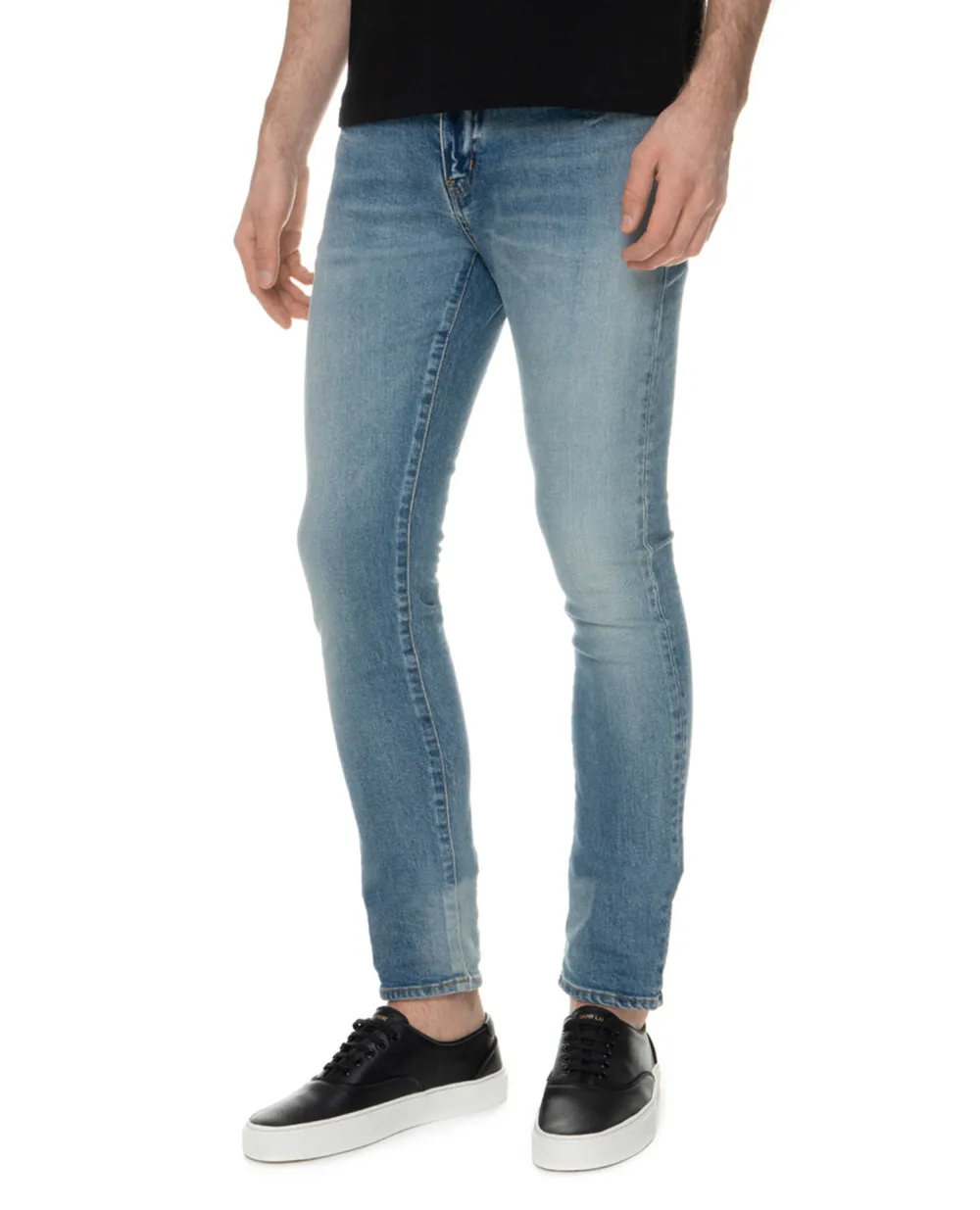 Джинсы Saint Laurent 597032-YO507, голубой цвет • Купить в интернет-магазине Kameron
