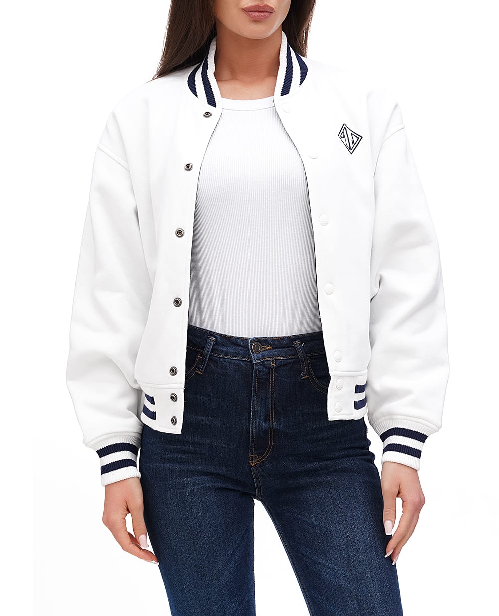 Двусторонний бомбер Polo Ralph Lauren 211924214001, белый цвет • Купить в интернет-магазине Kameron
