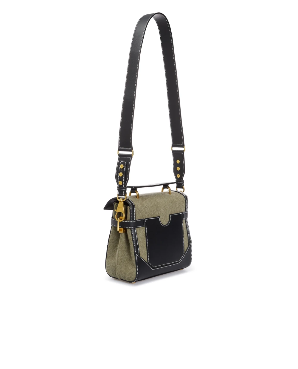 Сумка B-Buzz 23 Balmain BN1DB530TCLB, оливковый цвет • Купить в интернет-магазине Kameron