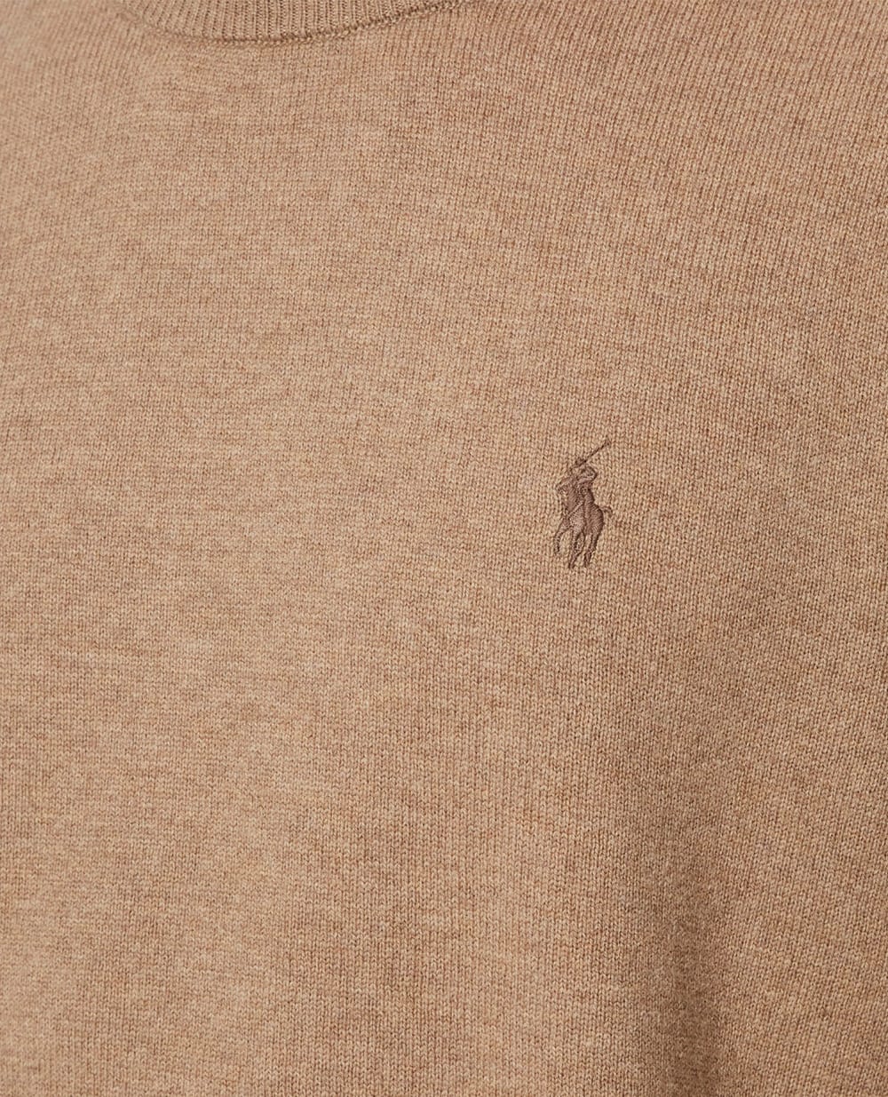 Шерстяной джемпер Polo Ralph Lauren 710876714011, коричневый цвет • Купить в интернет-магазине Kameron