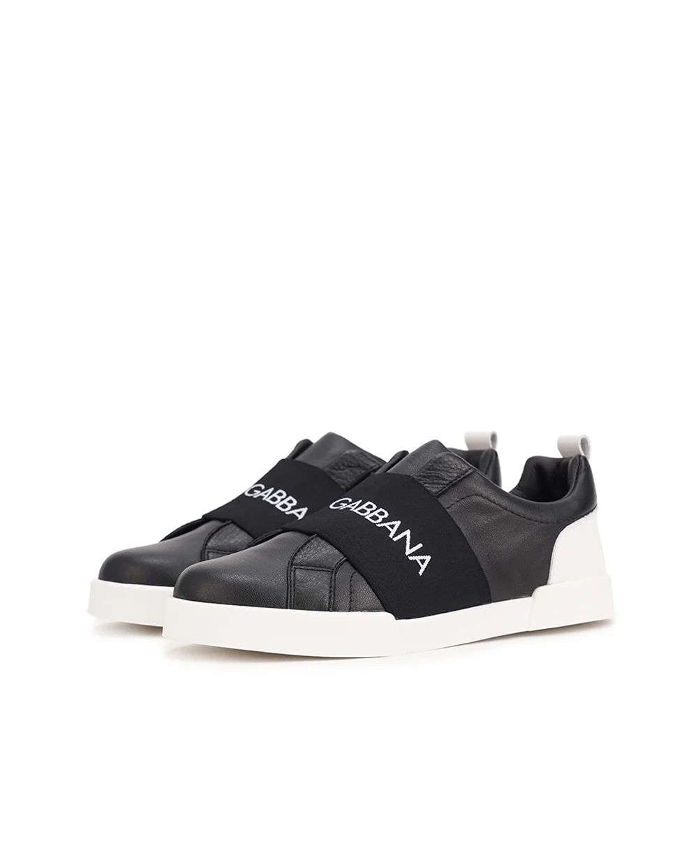 Детские кеды Dolce&Gabbana Kids DA5129-AD825-L, черный цвет • Купить в интернет-магазине Kameron