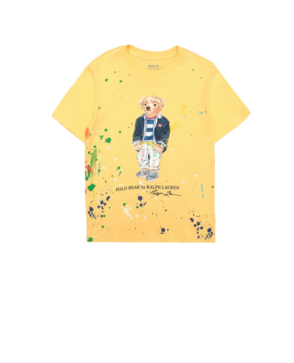 Детская футболка Polo Ralph Lauren Kids 323858891002, желтый цвет • Купить в интернет-магазине Kameron