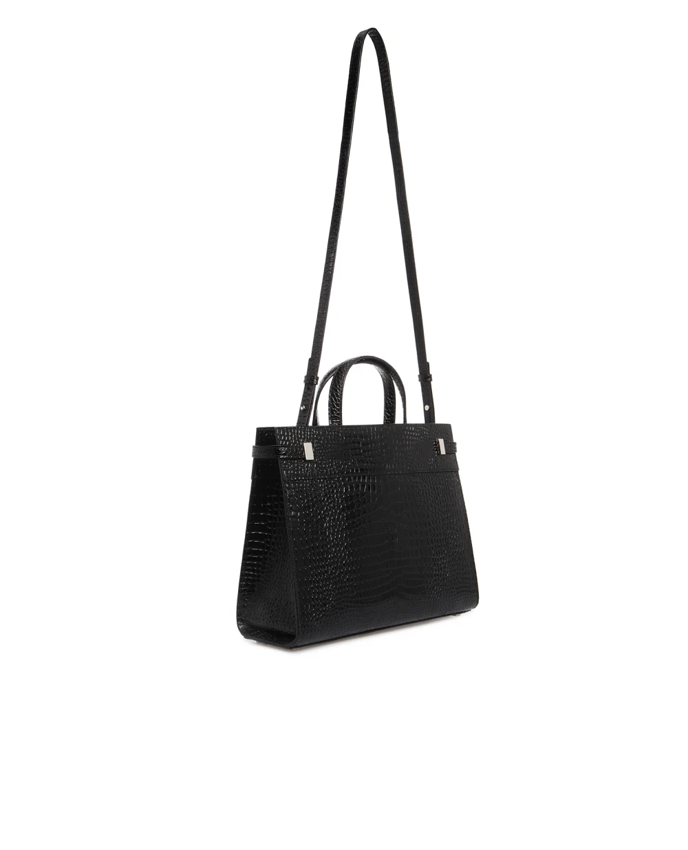 Кожаная сумка Manhattan Saint Laurent 568702-DND0N-, черный цвет • Купить в интернет-магазине Kameron