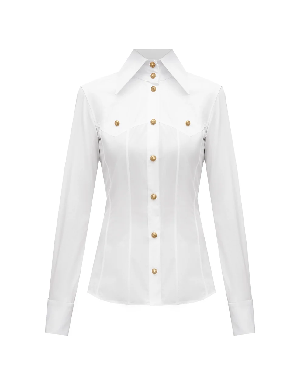 Блуза Balmain CF1HS315CE48, белый цвет • Купить в интернет-магазине Kameron