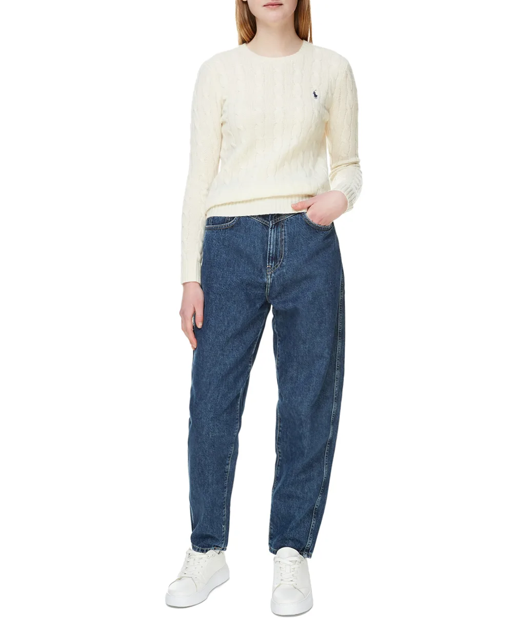 Свитер Polo Ralph Lauren 211875831006, белый цвет • Купить в интернет-магазине Kameron