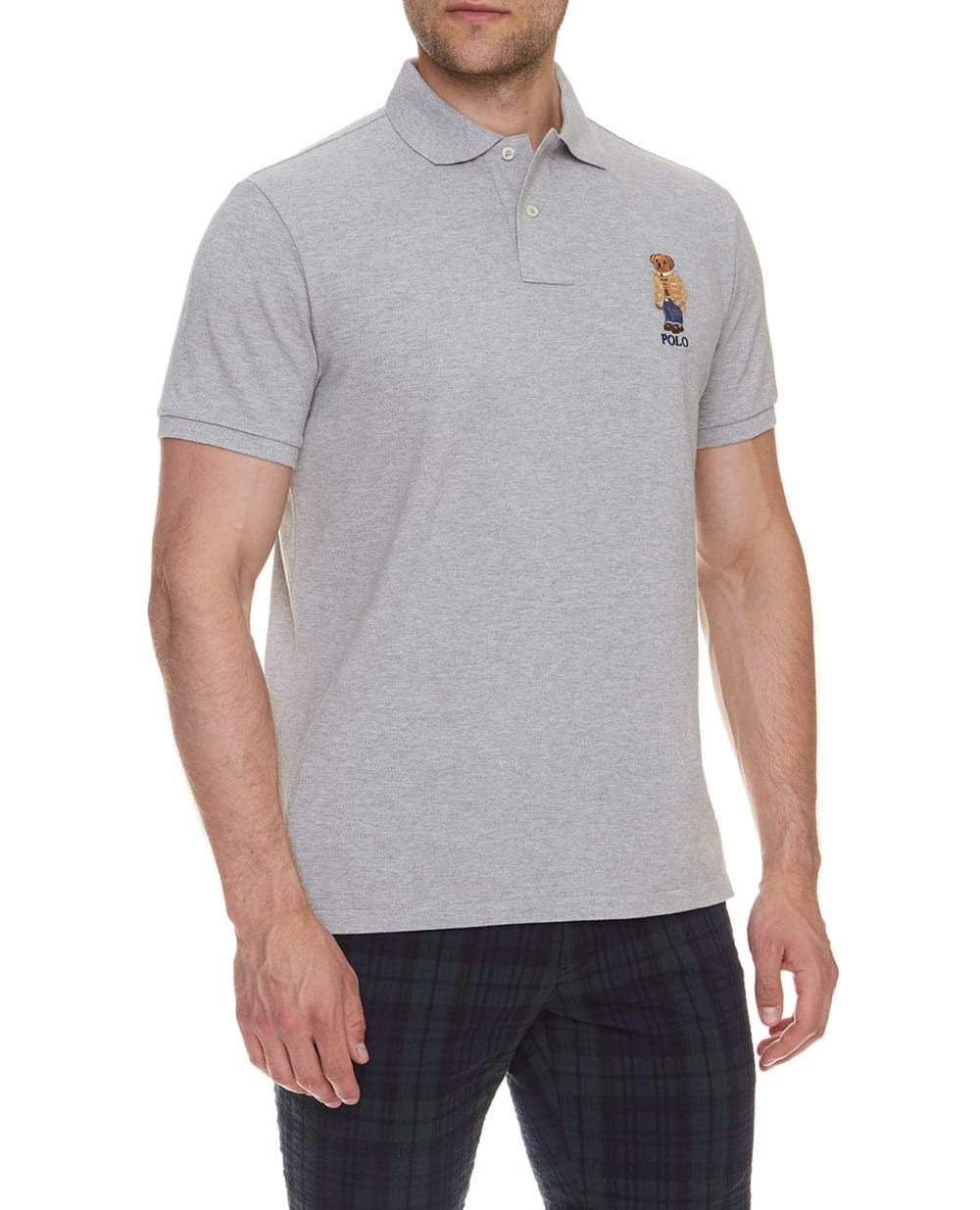 Поло Polo Ralph Lauren 710829164003, серый цвет • Купить в интернет-магазине Kameron