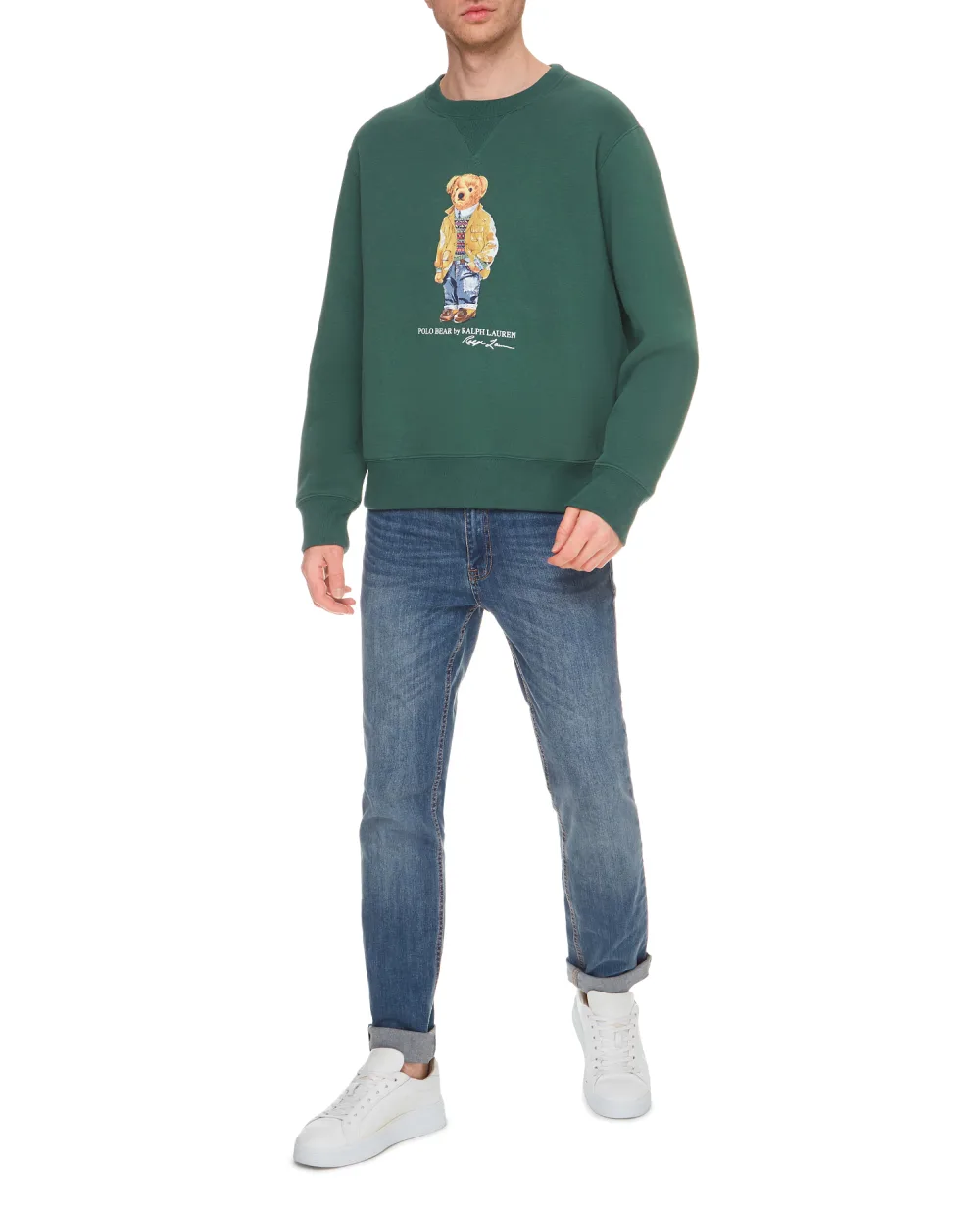 Свитшот Polo Ralph Lauren 710829165003, зеленый цвет • Купить в интернет-магазине Kameron