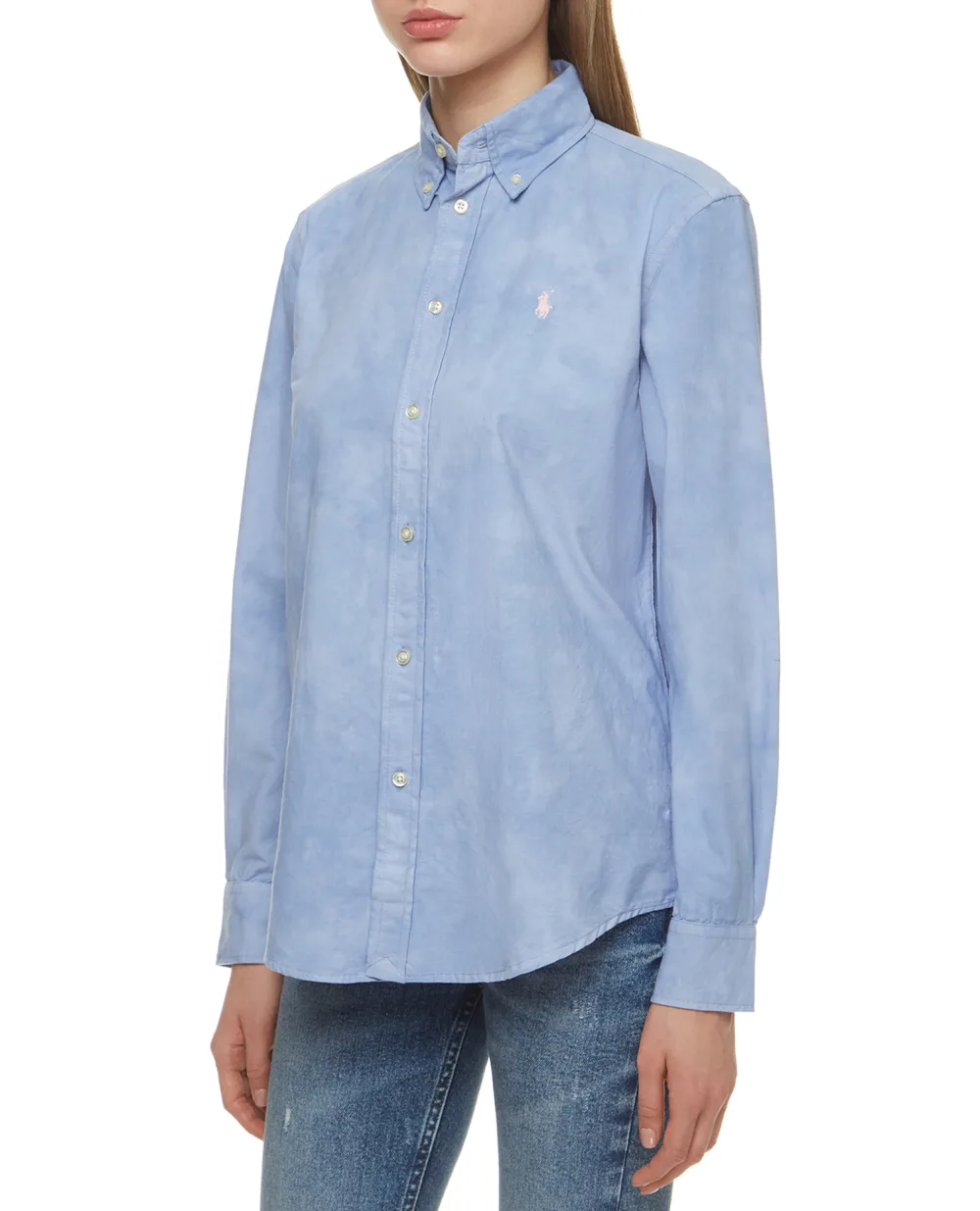 Рубашка Polo Ralph Lauren 211800691002, голубой цвет • Купить в интернет-магазине Kameron