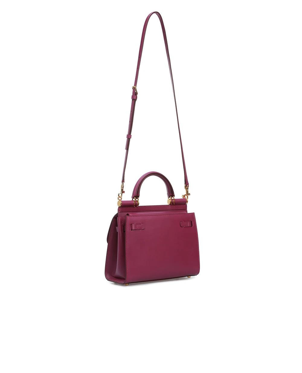 Кожаная сумка Sicily 58 Small Dolce&Gabbana BB6622-AV385SS20-S, розовый цвет • Купить в интернет-магазине Kameron