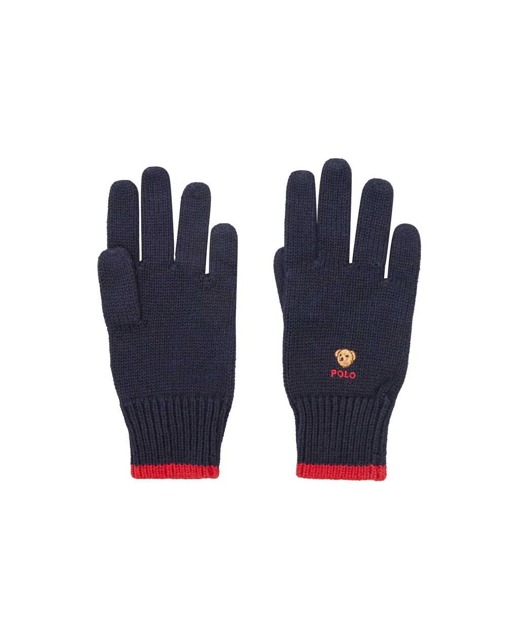 Детские перчатки Polo Ralph Lauren Kids 322817528001, синий цвет • Купить в интернет-магазине Kameron