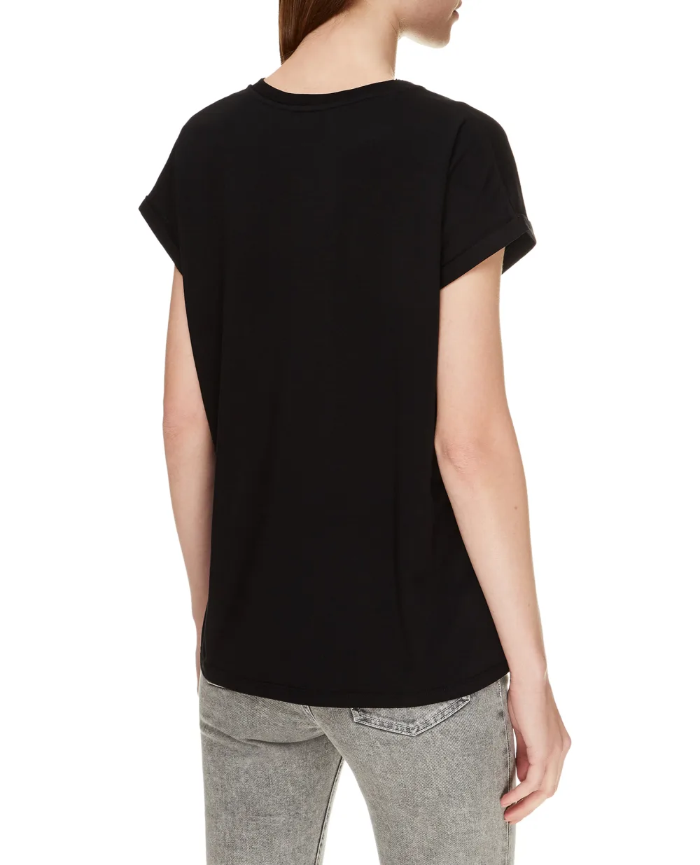 Футболка Balmain UF11351I382, черный цвет • Купить в интернет-магазине Kameron