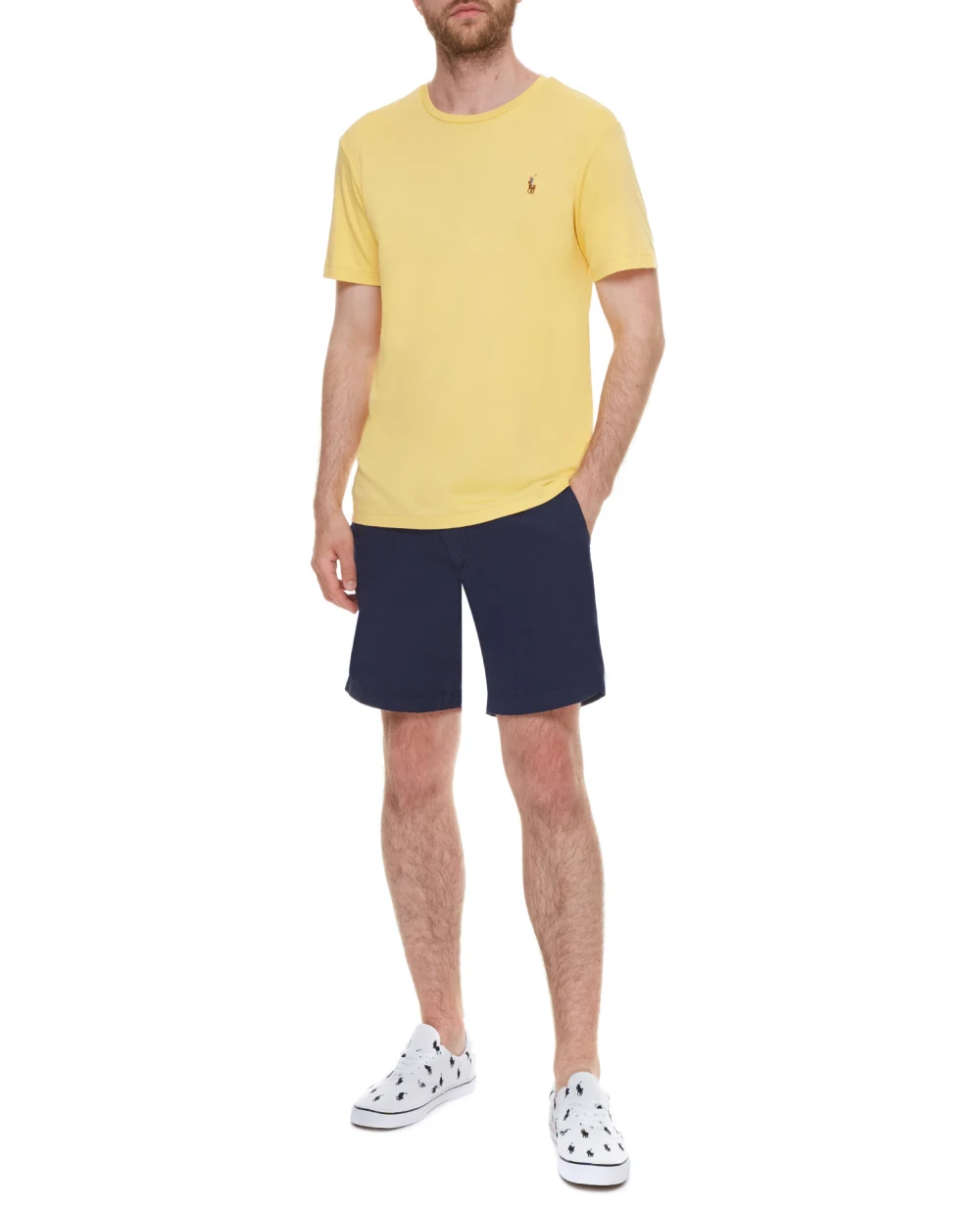 Футболка Polo Ralph Lauren 710740727008, желтый цвет • Купить в интернет-магазине Kameron